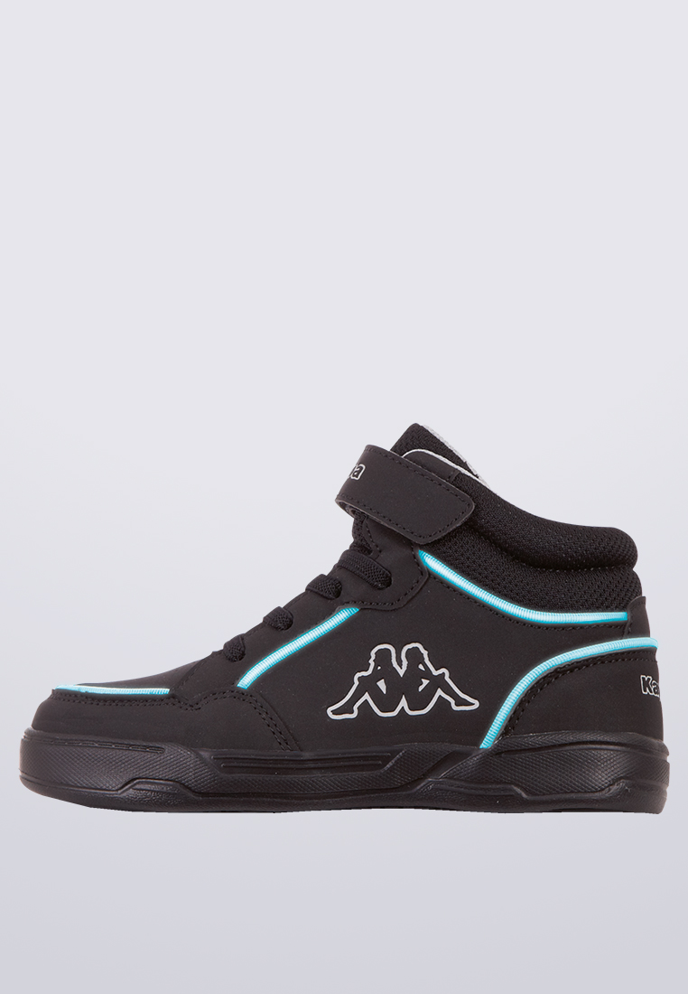 Kappa Unisex Kinder Sneaker Schwarz  Stylecode: 260811K STIC HIGH K  Unisex Kids, Flashlight Shoes