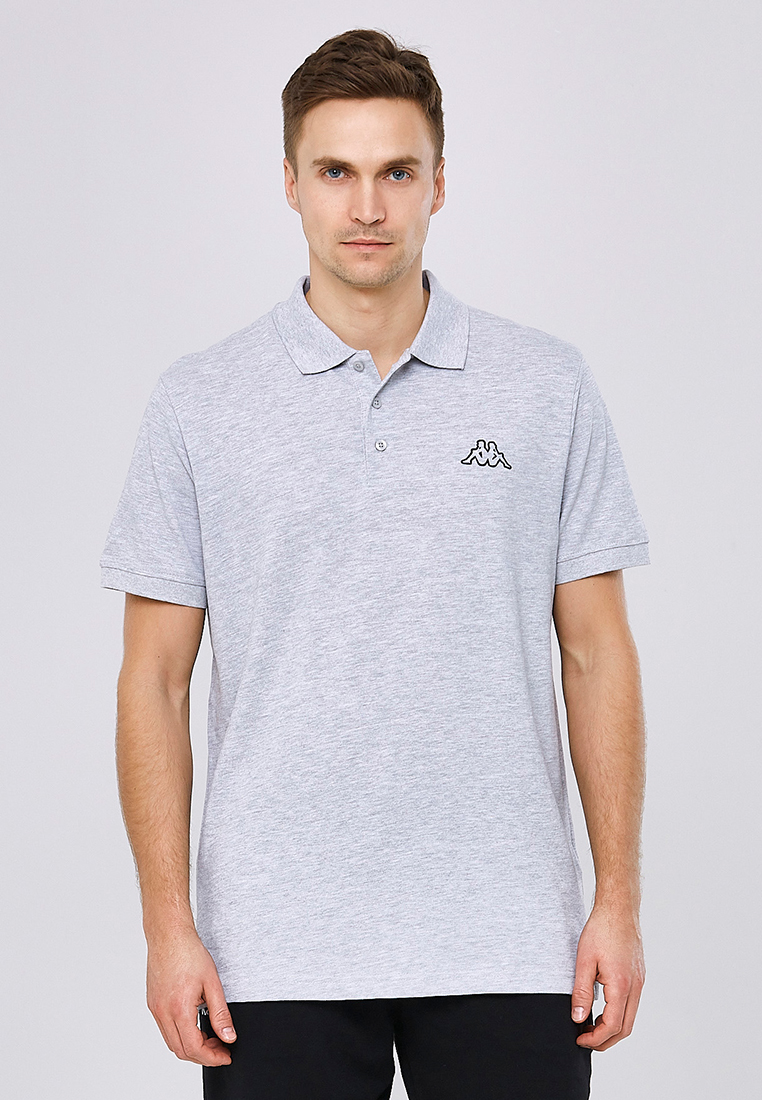 Kappa Herren Poloshirt Hell Grau  Stylecode: 303173GG Men, Polo Shirt, Regular Fit