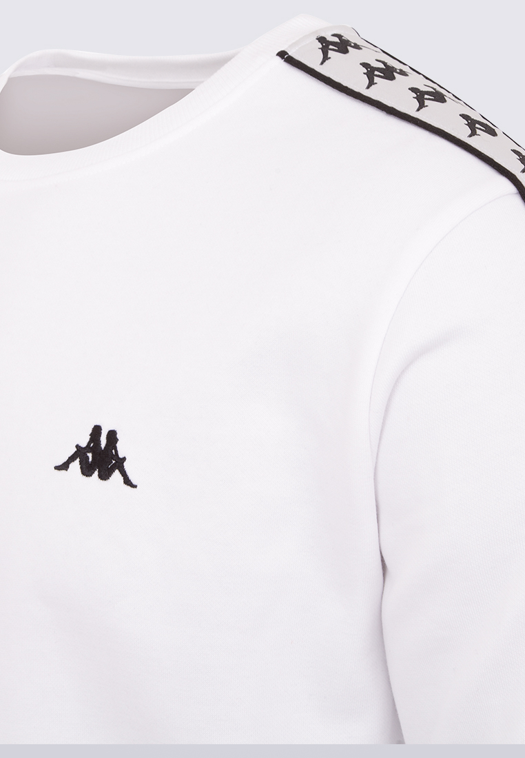 Kappa Herren Sweatshirt Weiß  Stylecode: 311025 KENN Men, Sweatshirt, Regular Fit