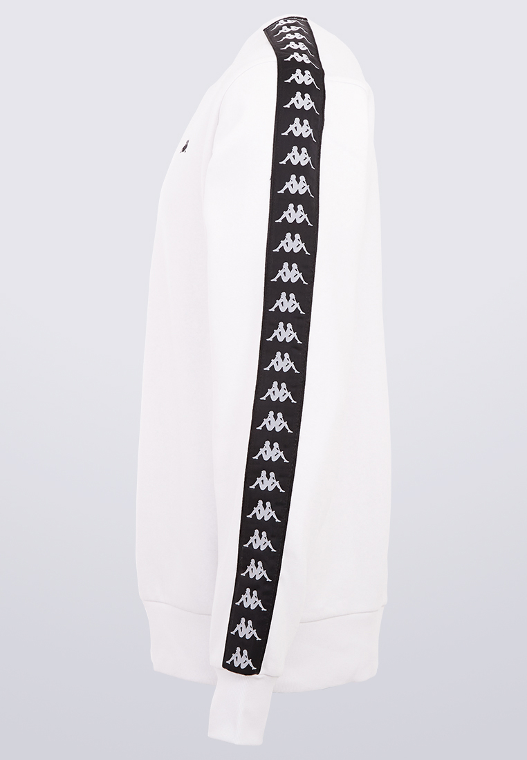 Kappa Herren Sweatshirt Weiß  Stylecode: 312008 LASSE Men, Sweatshirt, Regular Fit