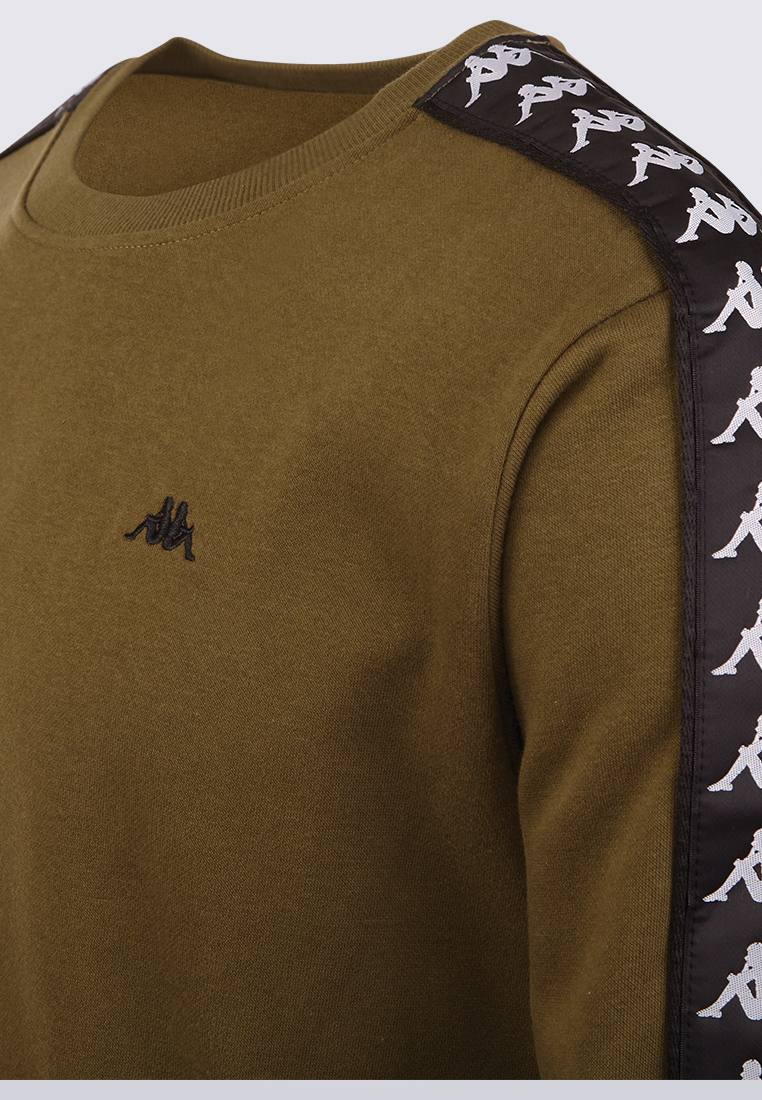 Kappa Herren Sweatshirt Grün  Stylecode: 312008 LASSE Men, Sweatshirt, Regular Fit