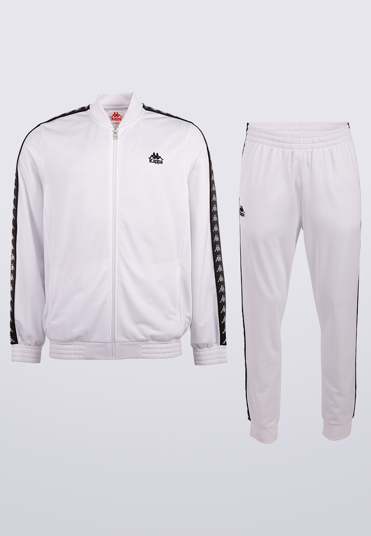 Kappa Unisex Kinder Trainingsanzug Weiß  Stylecode: 313011J Unisex Kids, Training Suit, Regular Fit