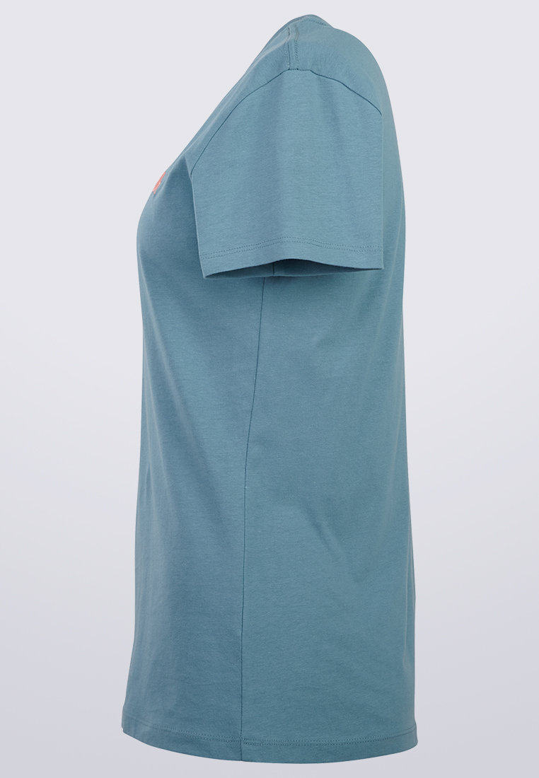 Kappa Damen T-Shirt Medium Blau  Stylecode: 313020 Women, T-Shirt, Slim Fit