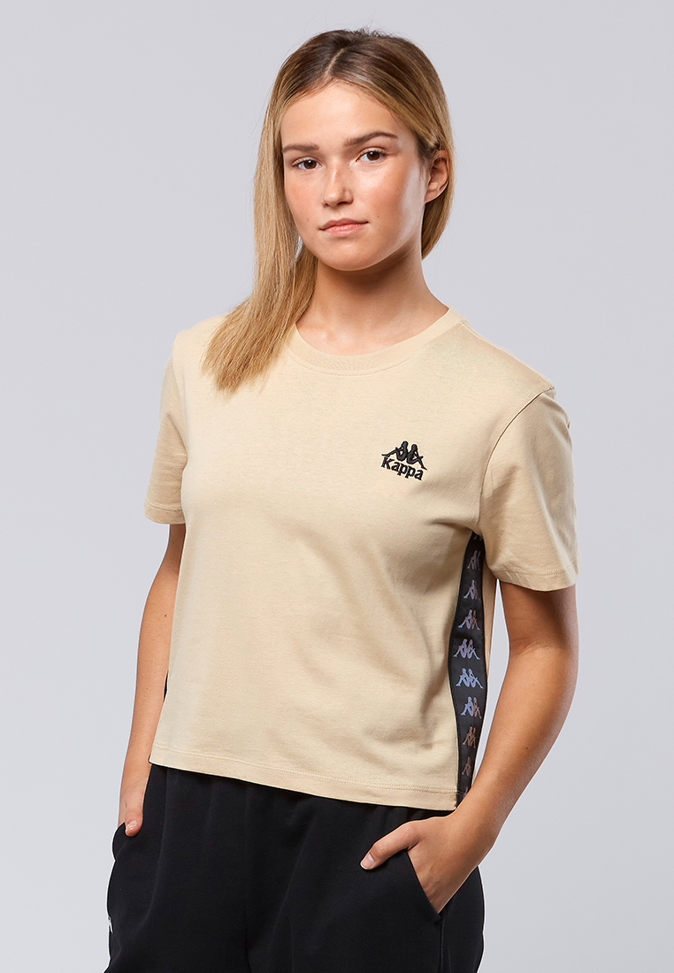 Kappa Damen T-Shirt Sand  Stylecode: 313021 Women, T-Shirt, Regular Fit