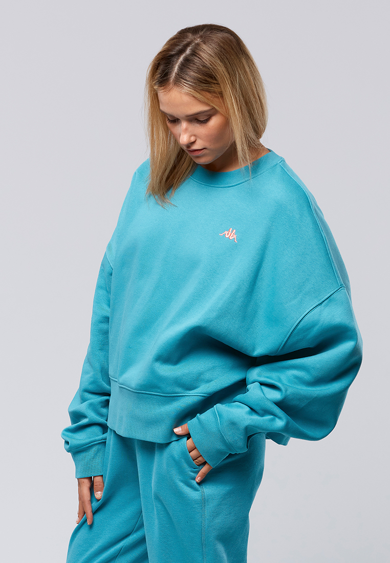 Kappa Damen Sweatshirt Medium Blau  Stylecode: 313022 Women, Sweatshirt, Loose Fit