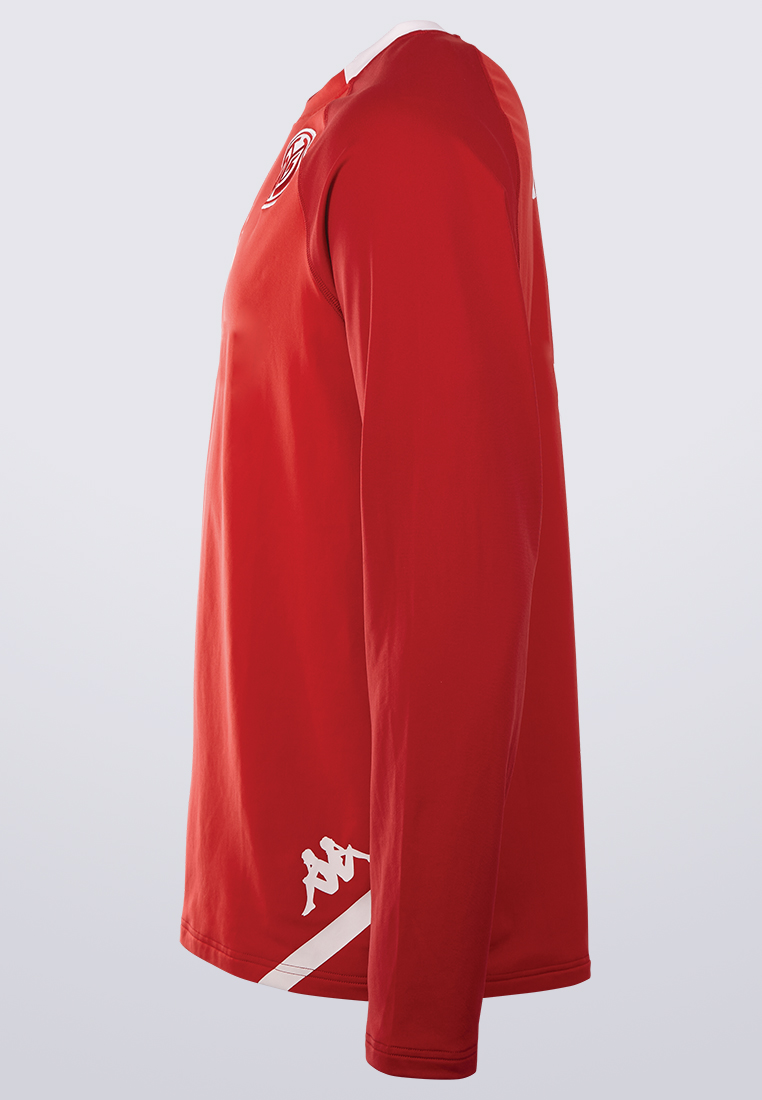 Kappa Herren Sweatshirt Dunkel Rot  Stylecode: 402910 M05 Training Pullover Men, Sweatshirt, Regular Fit