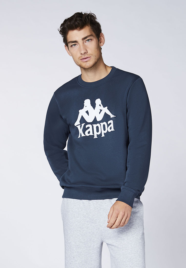 Kappa Herren Sweatshirt Dunkel Blau  Stylecode: 703797 Men, Sweatshirt, Regular Fit