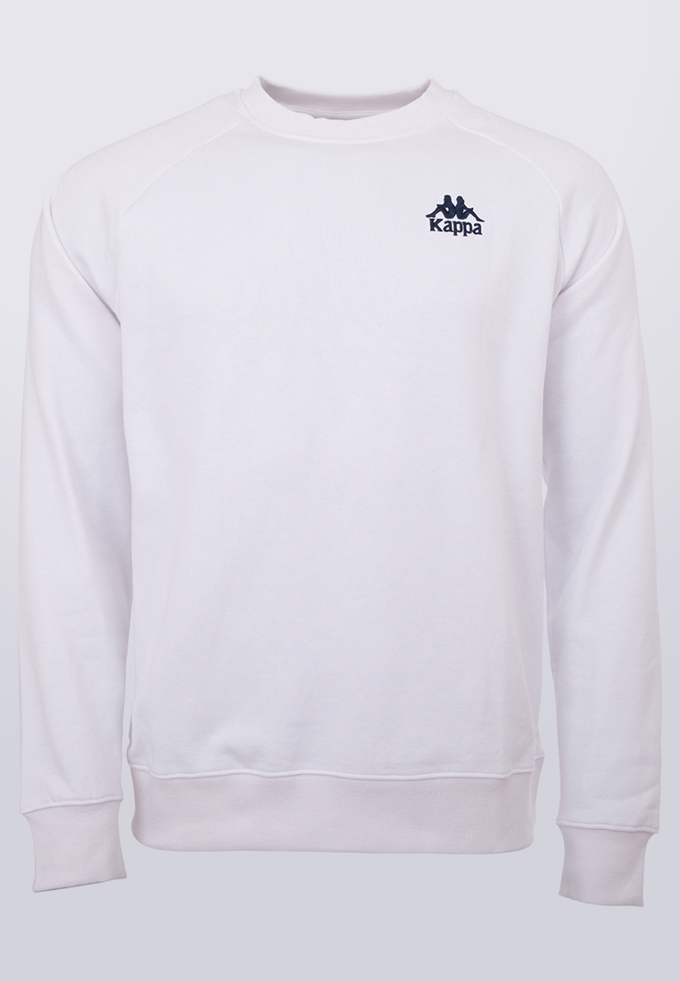 Kappa Herren Sweatshirt Weiß  Stylecode: 705421 Men, Sweatshirt, Regular Fit