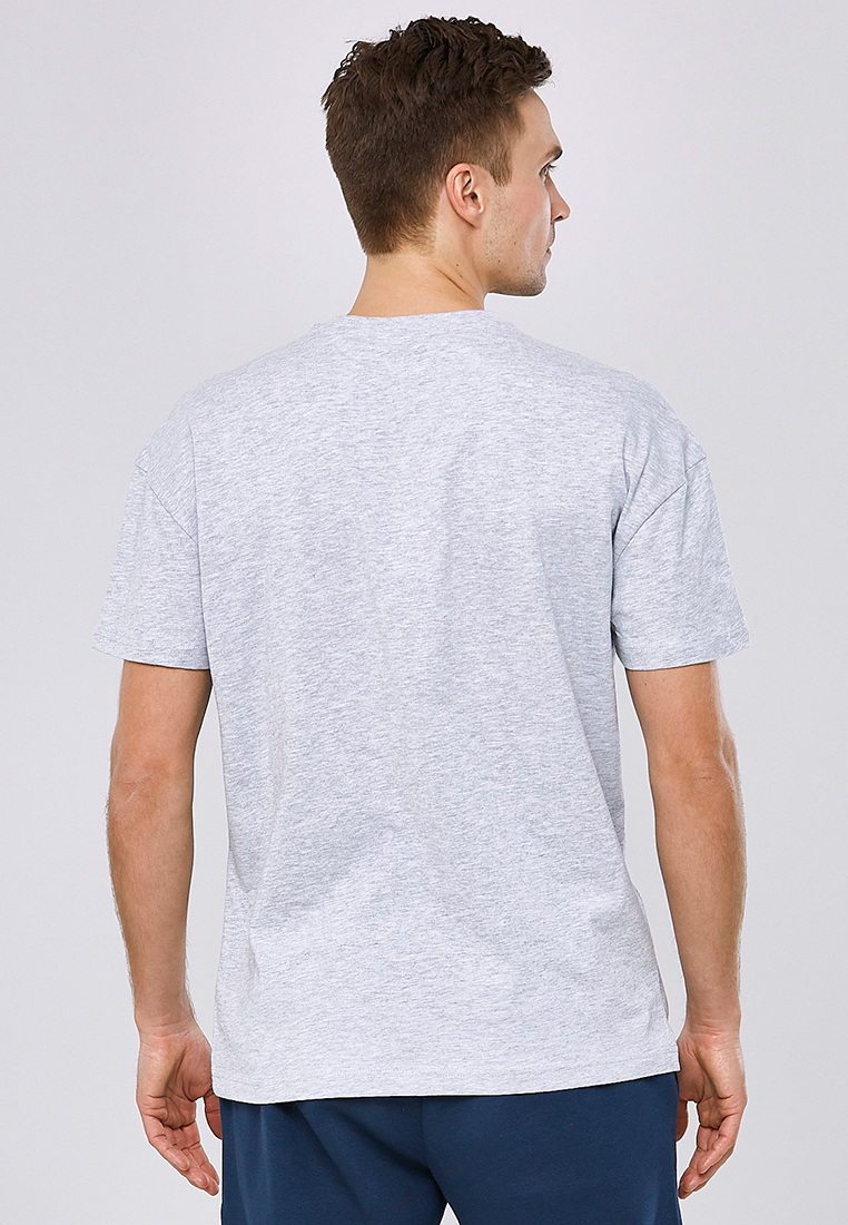 Kappa Herren T-Shirt Hell Grau  Stylecode: 707389 Men, T-Shirt, Loose Fit